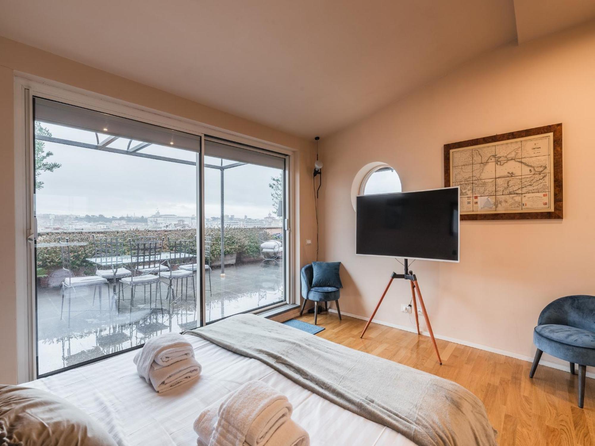 The Best Rent - Spacious Apartment With Terraces With Panoramic View Of โรม ภายนอก รูปภาพ