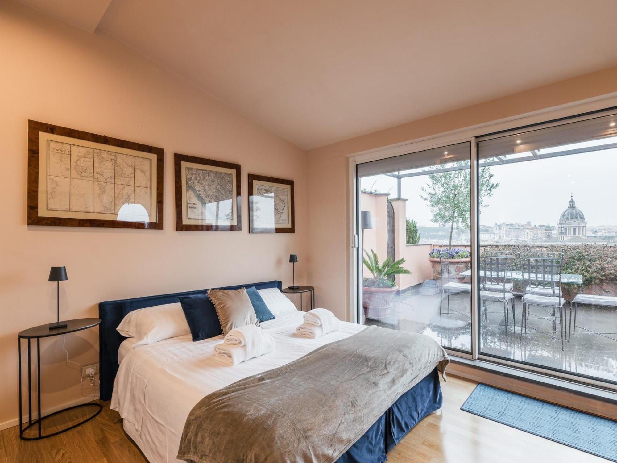The Best Rent - Spacious Apartment With Terraces With Panoramic View Of โรม ภายนอก รูปภาพ
